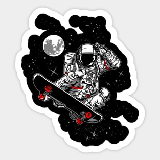 ASTRONAUT SKATEBOARD Sticker